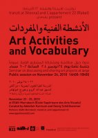 Art Activities and Vocabulary